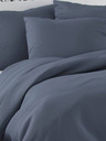 Kvalitex Satén Francúzska posteľná bielizeň LUXURY COLLECTION 1+2, 220x200, 70x90cm tmavosivá
