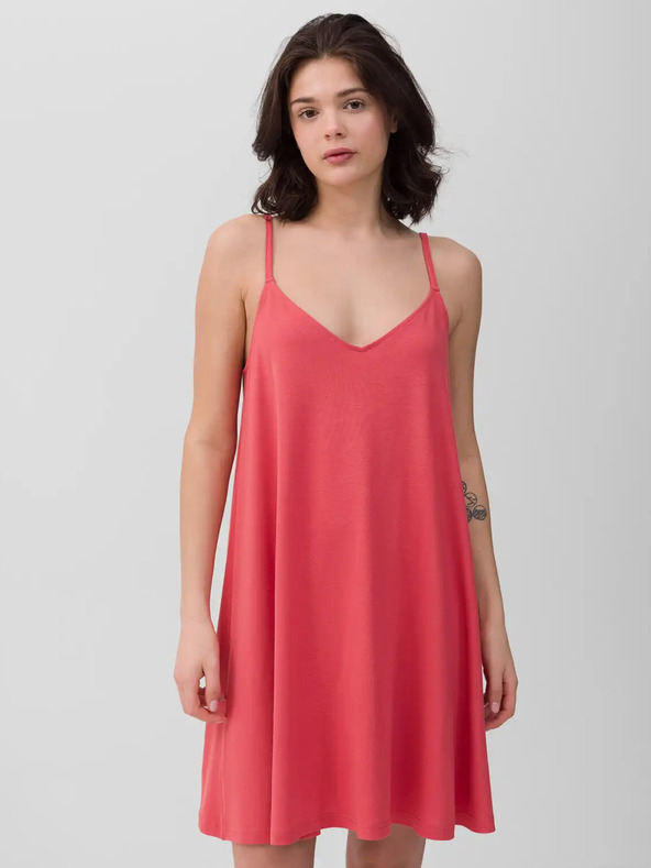 4F 4F Dámske šaty na ramienka s výstrihom