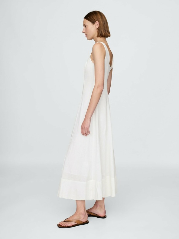 GAP Ľanové maxi šaty GAP