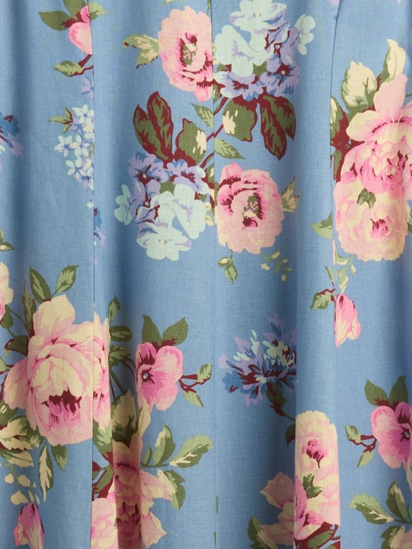 GAP Ľanové maxi šaty GAP