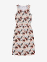 Moodo Béžové dámske vzorované šaty Moodo