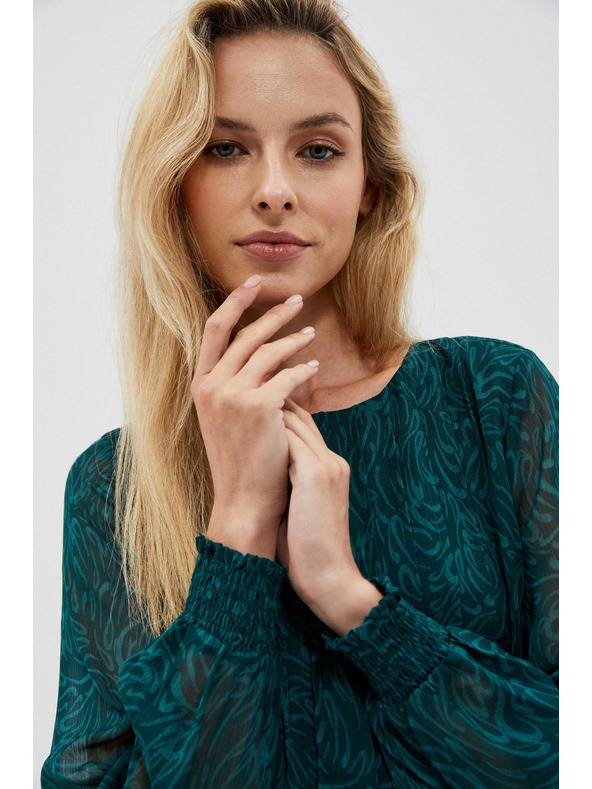 Moodo Zelené dámske šaty Moodo