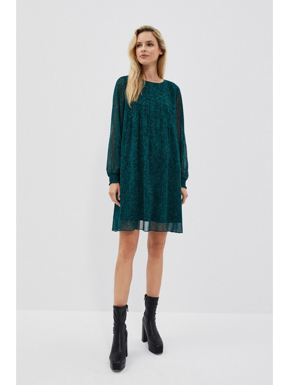 Moodo Zelené dámske šaty Moodo