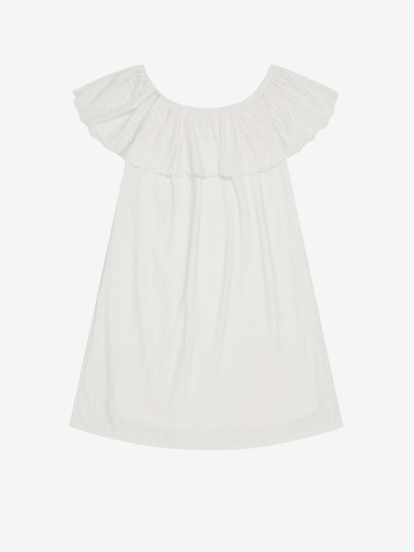 Moodo Biele dámske šaty Moodo