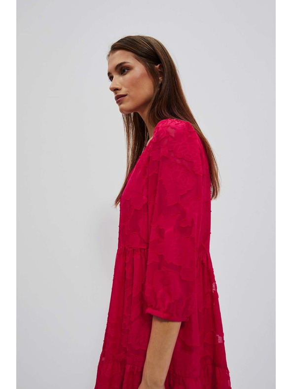 Moodo Ružové dámske šaty Moodo