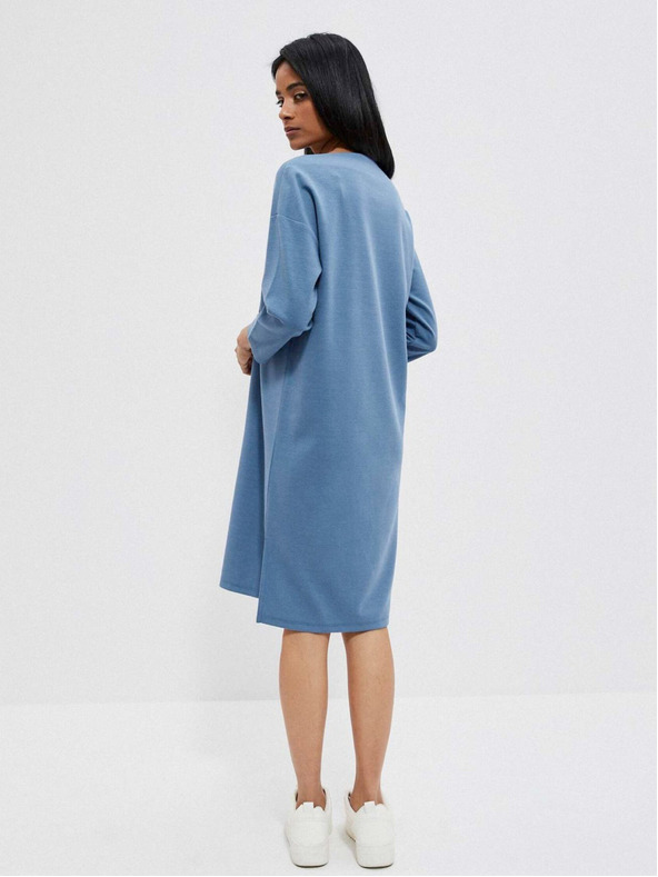 Moodo Modré dámske šaty Moodo