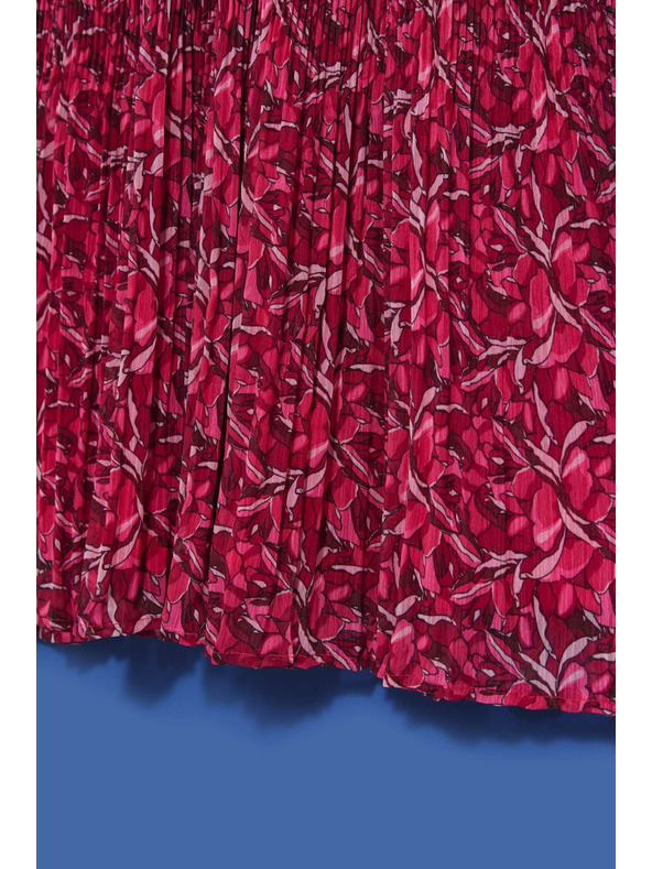 Moodo Ružové dámske kvetinové šaty Moodo