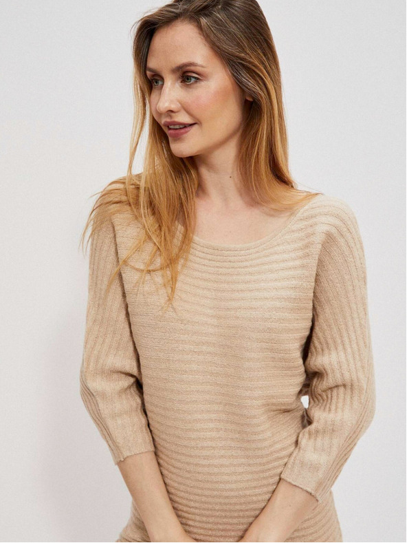 Moodo Béžové dámske šaty Moodo