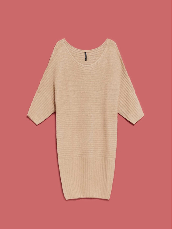 Moodo Béžové dámske šaty Moodo