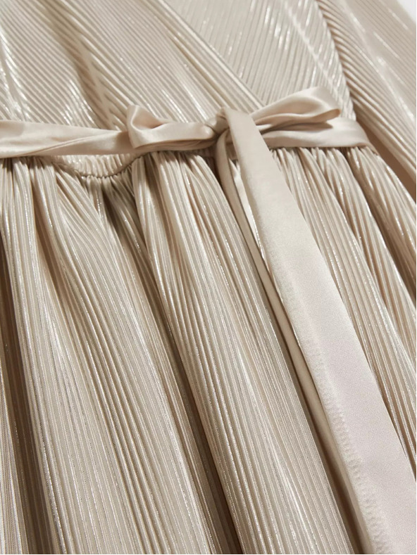 Moodo Béžové dámske šaty MOODO