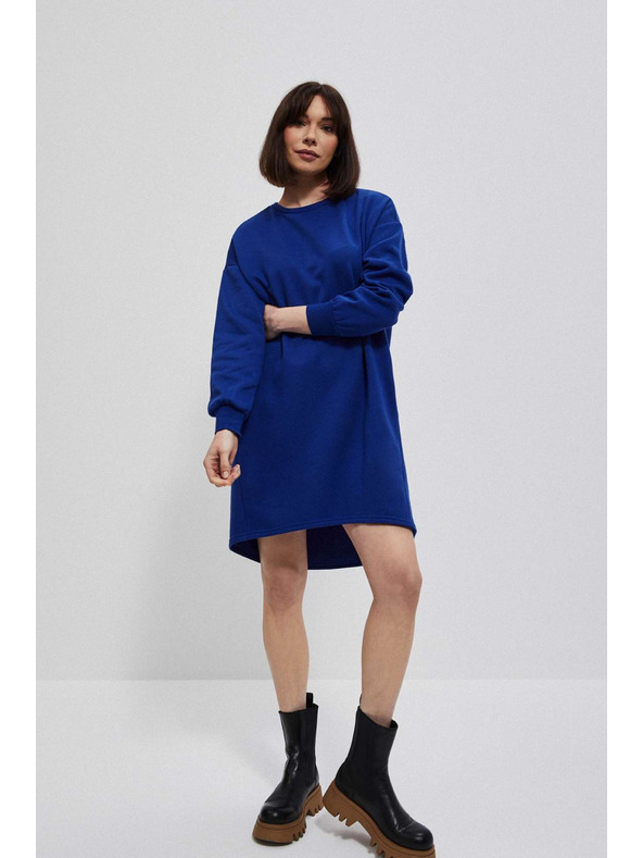 Moodo Modré dámske šaty Moodo