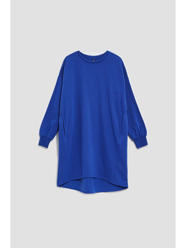 Moodo Modré dámske šaty Moodo