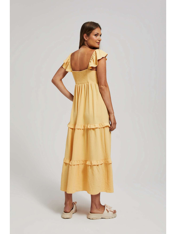 Moodo Žlté dámske šaty Moodo