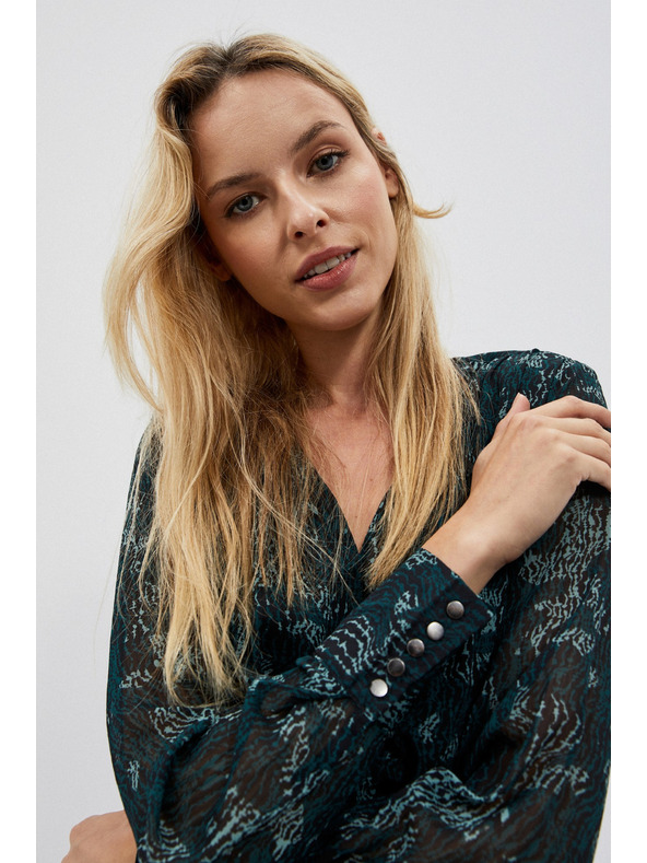 Moodo Zelené dámske šaty Moodo