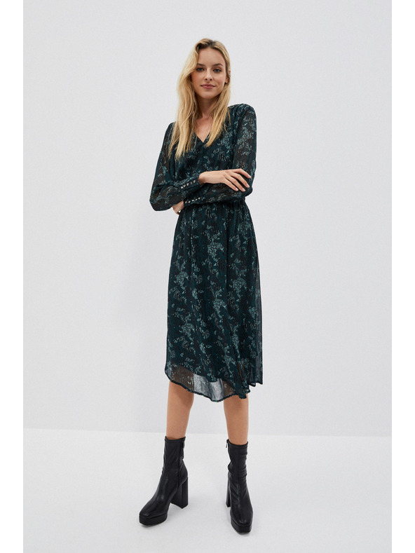 Moodo Zelené dámske šaty Moodo