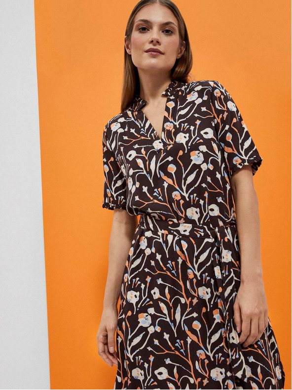 Moodo Vzorované dámske šaty MOODO