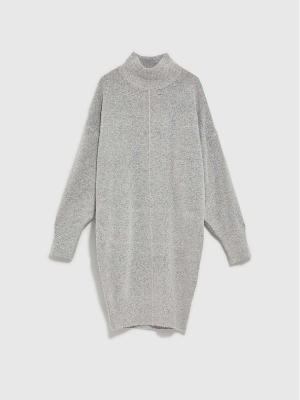 Moodo Svetlošedé dámske šaty Moodo