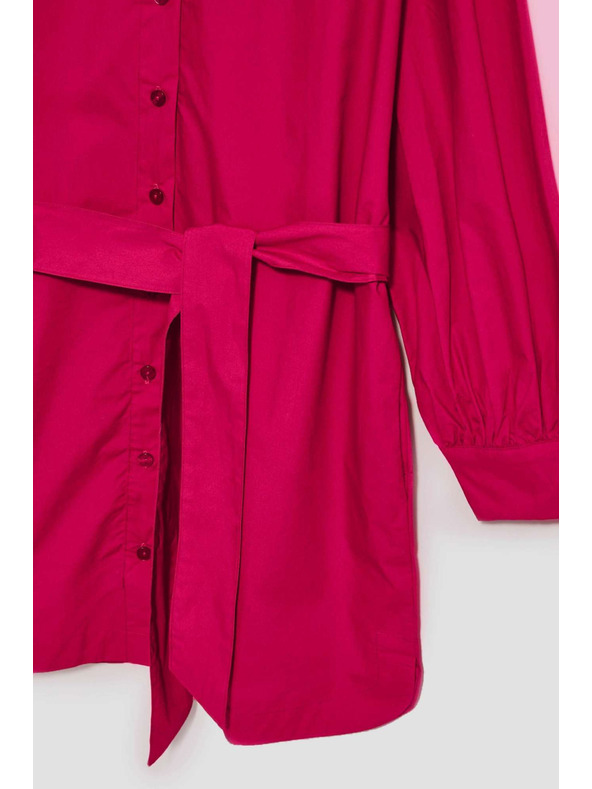 Moodo Ružové dámske košeľové šaty Moodo
