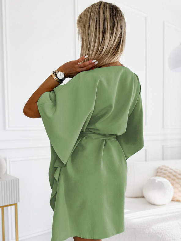 numoco Motýlie šaty Numoco SOFIA so zaväzovaním v páse