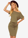 numoco Športové šaty s krátkym rukávom - olivové Numoco