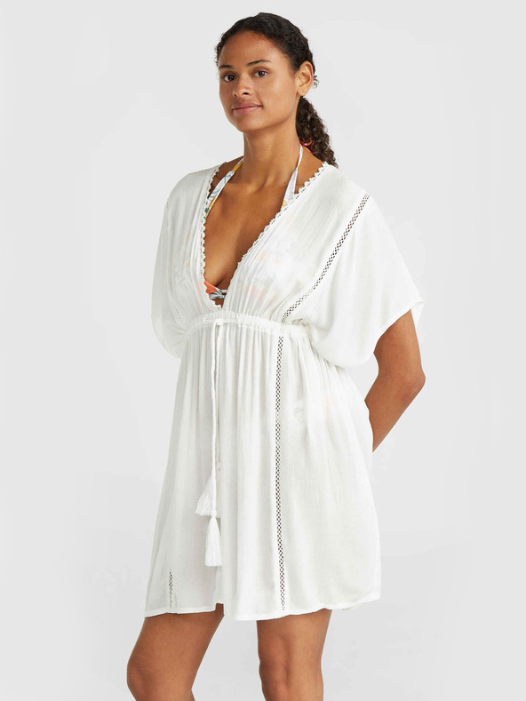 O'Neill O'Neill ESSENTIALS MONA Dámske šaty biele