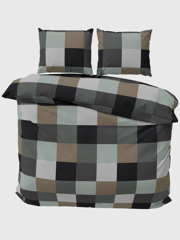 Kvalitex Francúzska viskózna posteľná bielizeň WOODY collection 240x220, 70x90cm DION