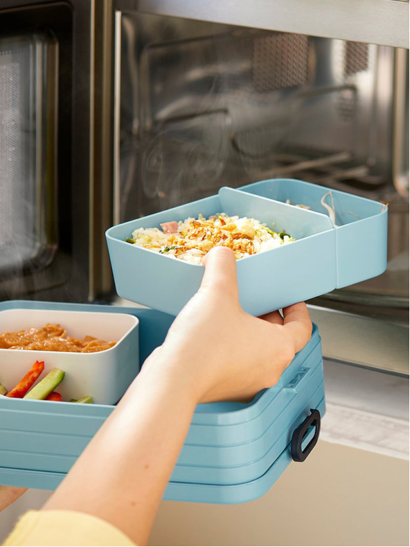 Mepal Svetlo zelený jedálenský box Mepal Bento (1500 ml)