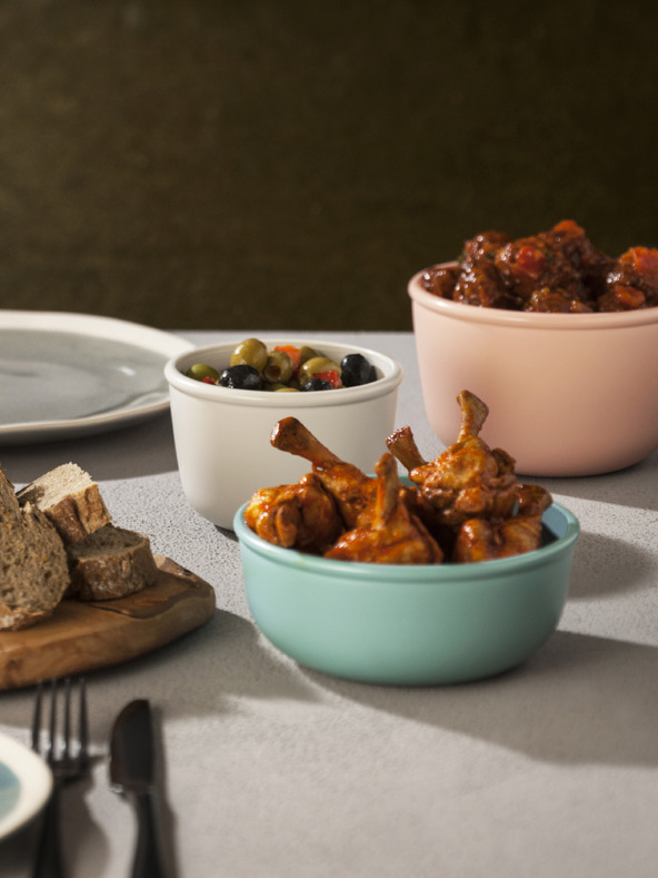 Mepal Svetlosivá miska Mepal Cirqula Nordic White (500 ml)