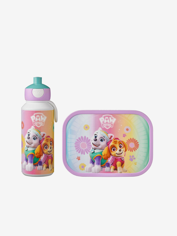 Mepal Žlto-ružový set na desiatu pre deti Mepal Campus Paw Patrol Girls