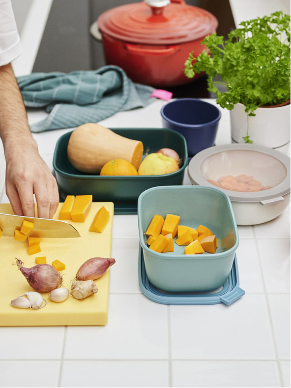 Mepal Zelená miska Mepal Cirqula Rectangular (1000 ml)