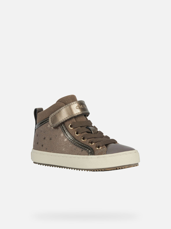 Geox Tmavosivé dievčenské tenisky Geox Kalispera