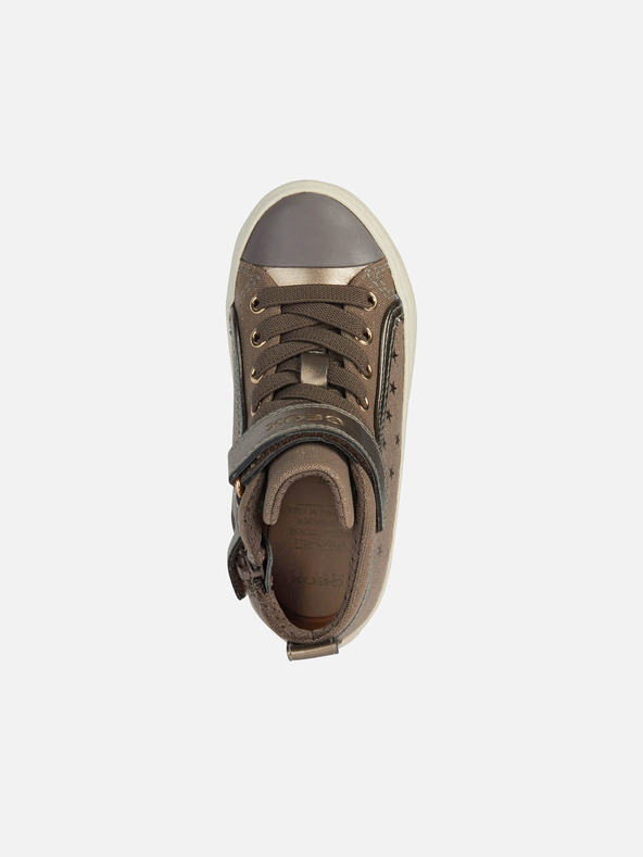 Geox Tmavosivé dievčenské tenisky Geox Kalispera