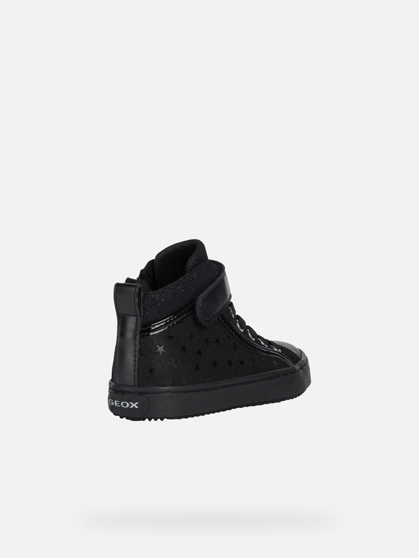 Geox Čierne dievčenské tenisky Geox Kalispera