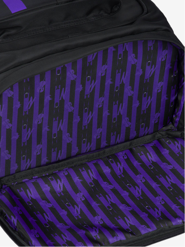 BAAGL  Čierny školský batoh Cubic Wednesday Baagl