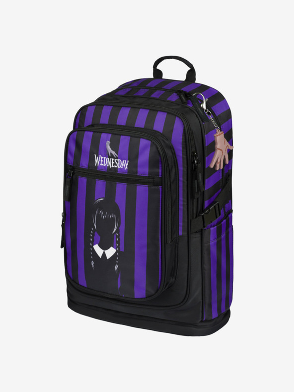 BAAGL  Čierny školský batoh Cubic Wednesday Baagl