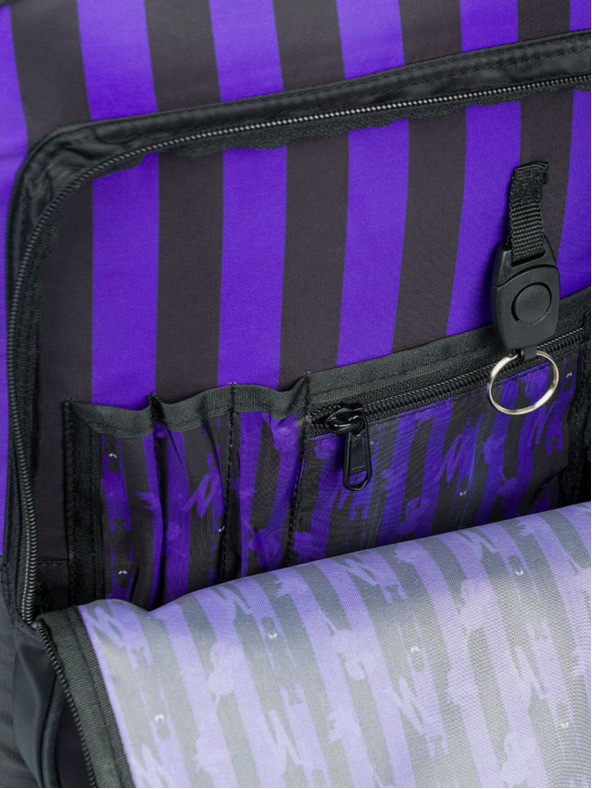 BAAGL  Čierny školský batoh Cubic Wednesday Baagl