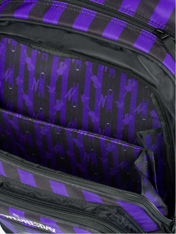 BAAGL  Čierny školský batoh Cubic Wednesday Baagl