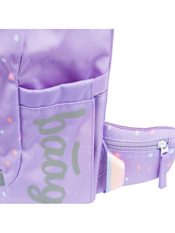 BAAGL  Fialový školský batoh Airy Pets Baagl