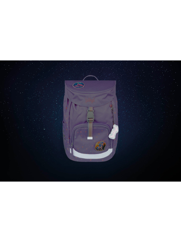 BAAGL  Fialový školský batoh Airy Pets Baagl