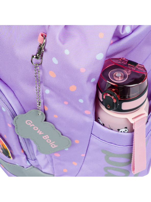 BAAGL  Fialový školský batoh Airy Pets Baagl