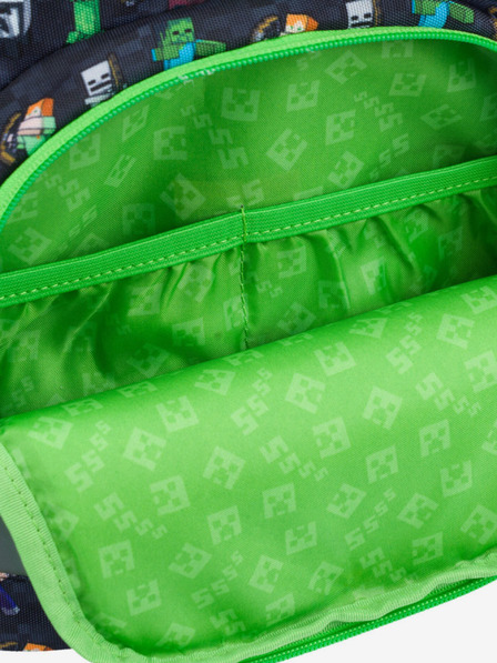 BAAGL  Modrý školský batoh Airy Minecraft Baagl