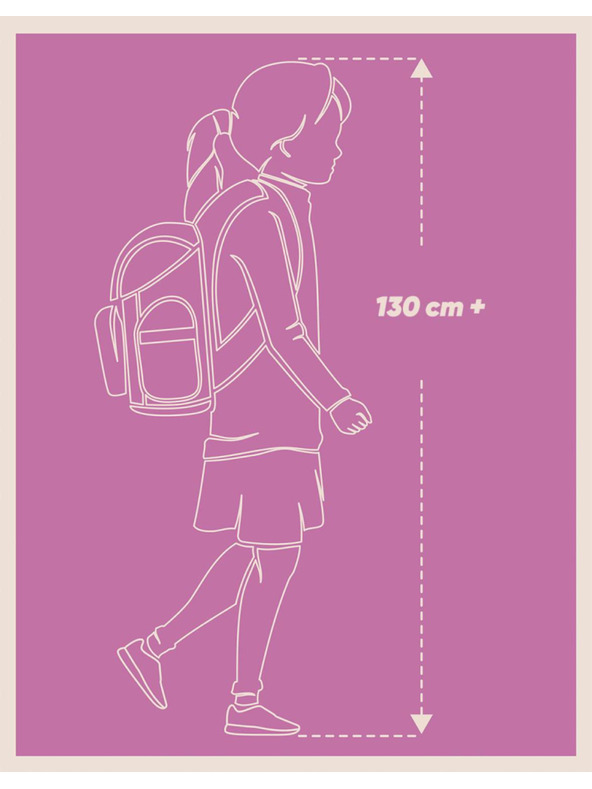 BAAGL  Fialový školský batoh Skate Leafs Baagl