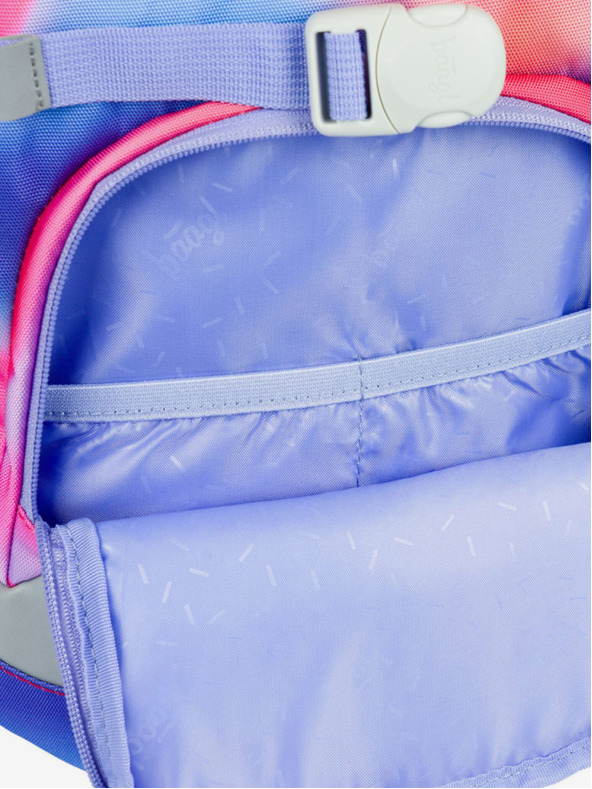 BAAGL  Červená 3 SET Airy Hippie: batoh, penál, taška Baagl