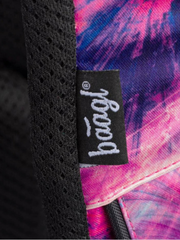 BAAGL  Ružový školský batoh Cubic Abstract Baagl