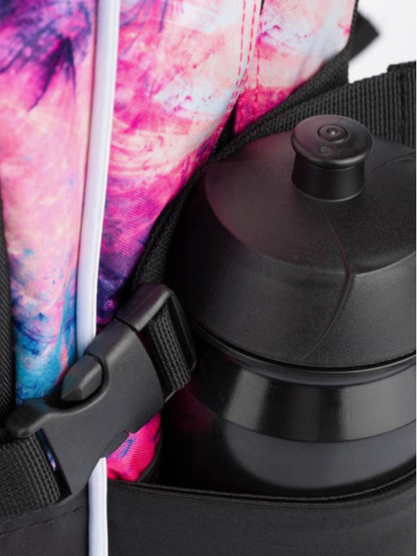 BAAGL  Ružový školský batoh Cubic Abstract Baagl