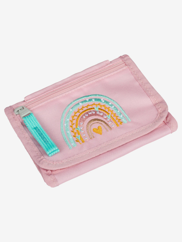 BAAGL  Ružová peňaženka na krk Baagl Rainbow