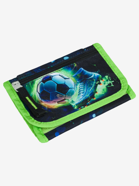 BAAGL  Zelená peňaženka na krk Baagl Football FC