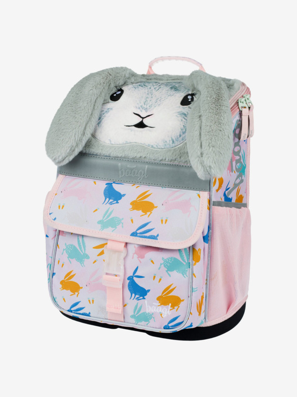 BAAGL  Béžový 3 SET Zippy Bunny: aktovka, peračník, taška Baagl