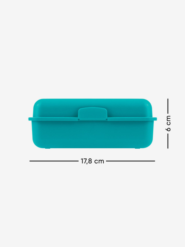 BAAGL  Modrý dúhový box na desiatu Tyrkysový Baagl