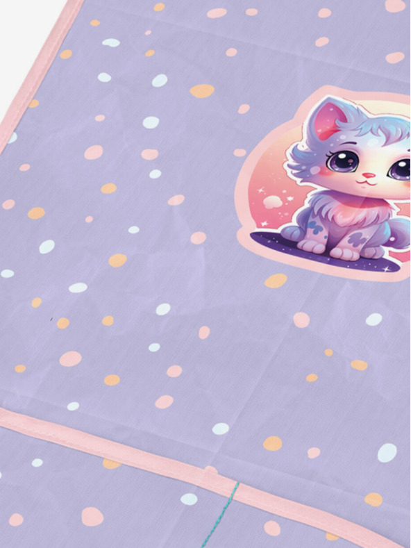 BAAGL  Fialová detská zástera Domáce zvieratá Baagl